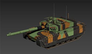 3D model French Leclerc AMX-56 Tank