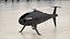 3D Schiebel Camcopter S100 UAV Rotorcraft Black