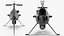 3D Schiebel Camcopter S100 UAV Rotorcraft Black