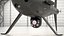 3D Schiebel Camcopter S100 UAV Rotorcraft Black