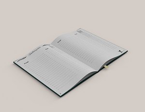 book mockups 3D model