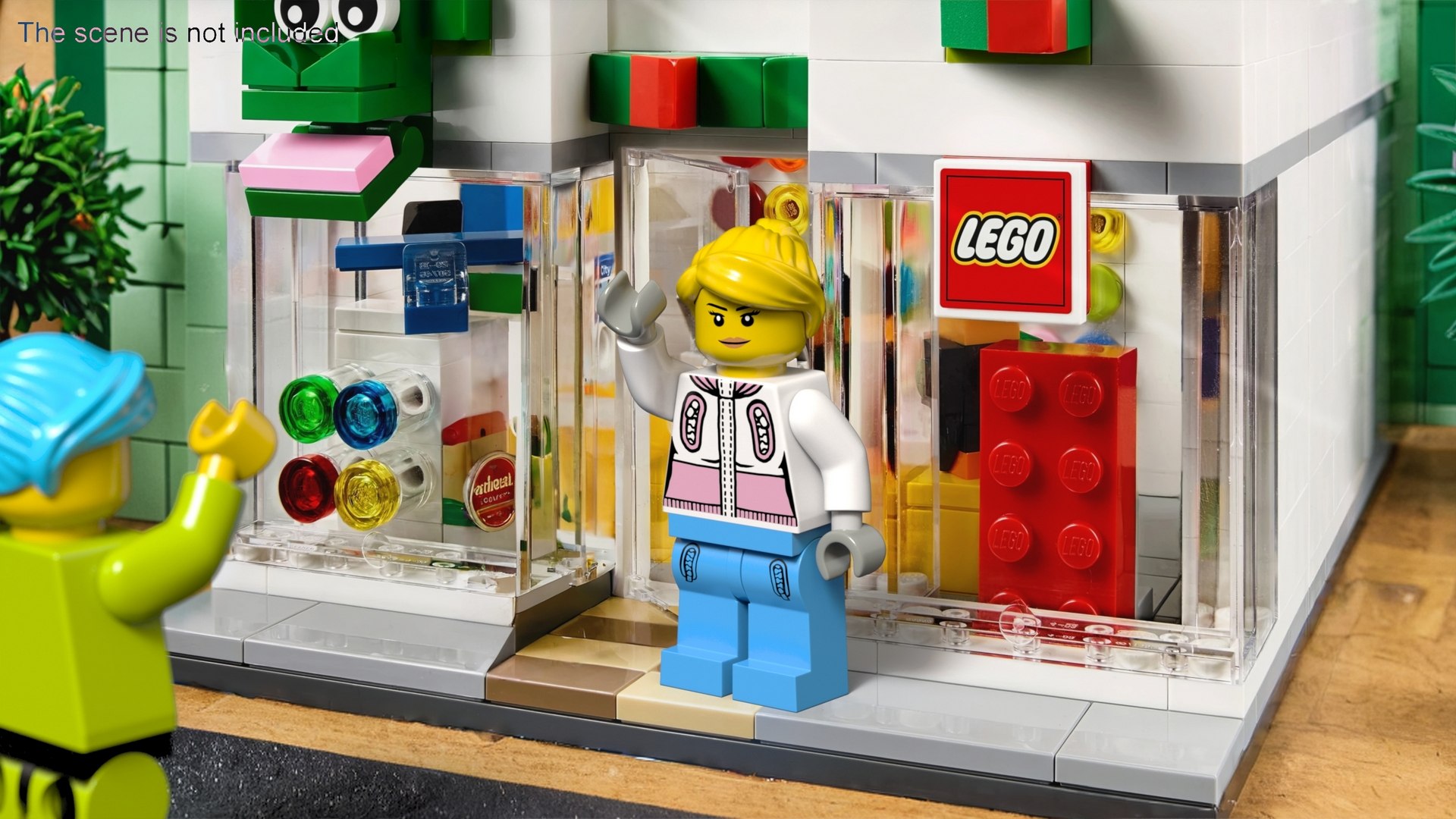 Minifigure LEGO Teenager Girl Rigged for Maya 3D model preview