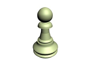 Chess Piece - Pawn, 3D CAD Model Library