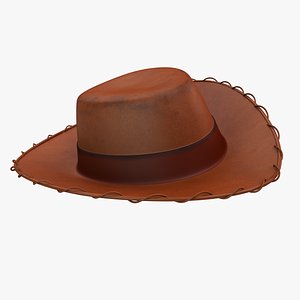 sheriff woody hat 3D