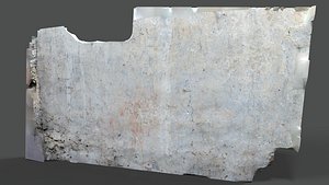 3D Abandoned Village Surface Scan - Plaster 02