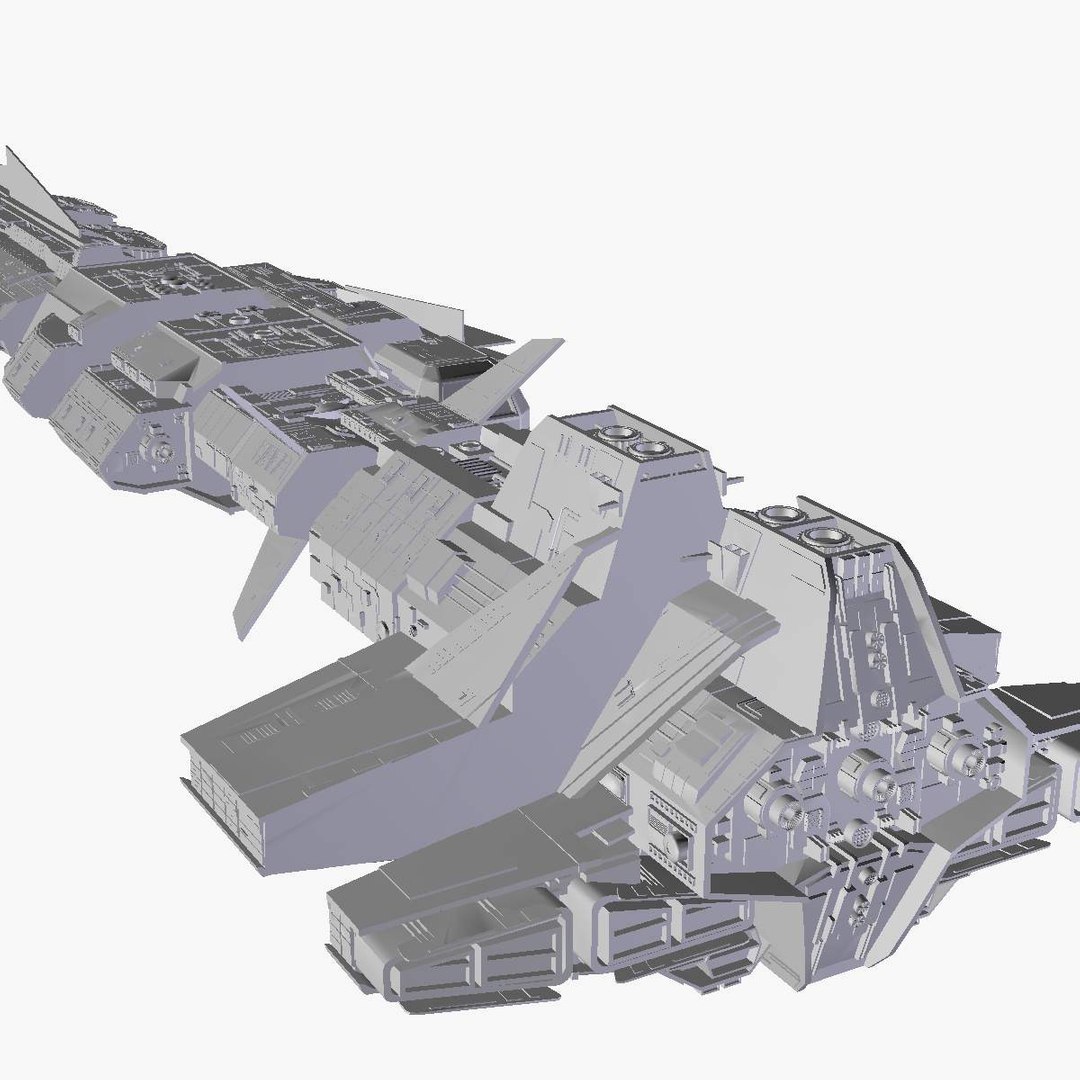 3d 3d-printable Kit Aurora Battleship Model