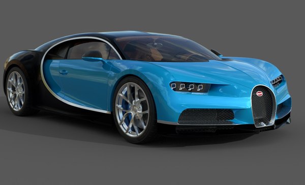 3D midpoly bugatti chiron model - TurboSquid 1299997