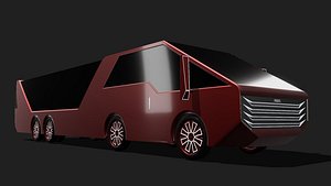 CL1M08 - Futuristic Long-Haul Coach 3D model