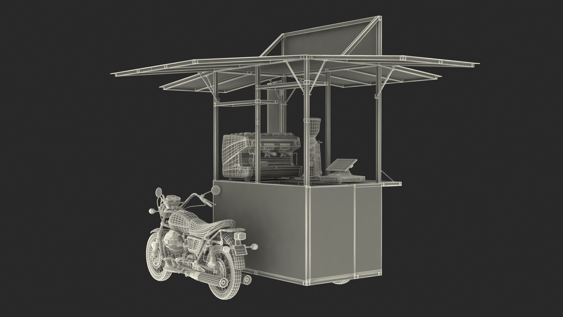 Street Coffee Kiosk with Motorcycle 3D model https://p.turbosquid.com/ts-thumb/y6/i7LCwc/As/streetcoffeekioskwithmotorcyclec4dmodel035/jpg/1679028725/1920x1080/fit_q87/01650aa53771e595882123fcae5a8fa3397fb529/streetcoffeekioskwithmotorcyclec4dmodel035.jpg