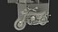 バイクのあるストリートコーヒーキオスク