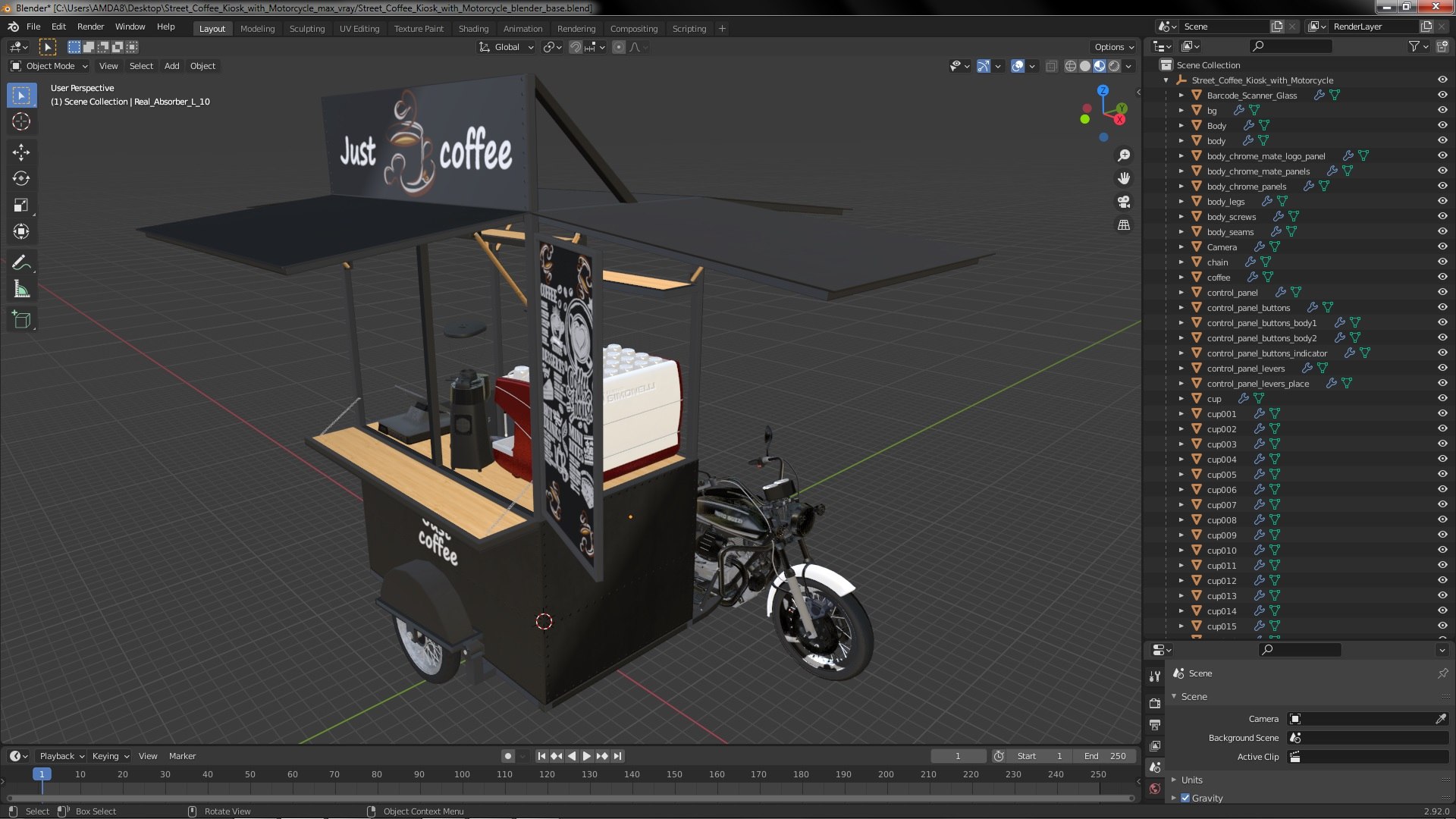 Street Coffee Kiosk with Motorcycle 3D model https://p.turbosquid.com/ts-thumb/y6/i7LCwc/xT/streetcoffeekioskwithmotorcyclec4dmodel030/jpg/1679028708/1920x1080/fit_q87/3999d76ba2989eaa73795d4acb6a4267088ebe71/streetcoffeekioskwithmotorcyclec4dmodel030.jpg