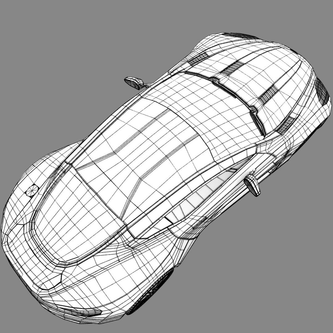 aston martin car 3d max