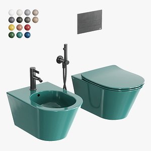 3D Ceramica Cielo Mare Wall-Hung WC