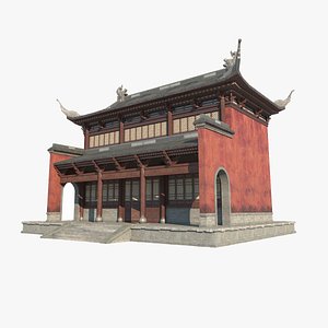Main Hall of Ancient Asian Temples