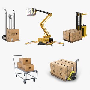 3D Warehouse Lifts Collection 4 model