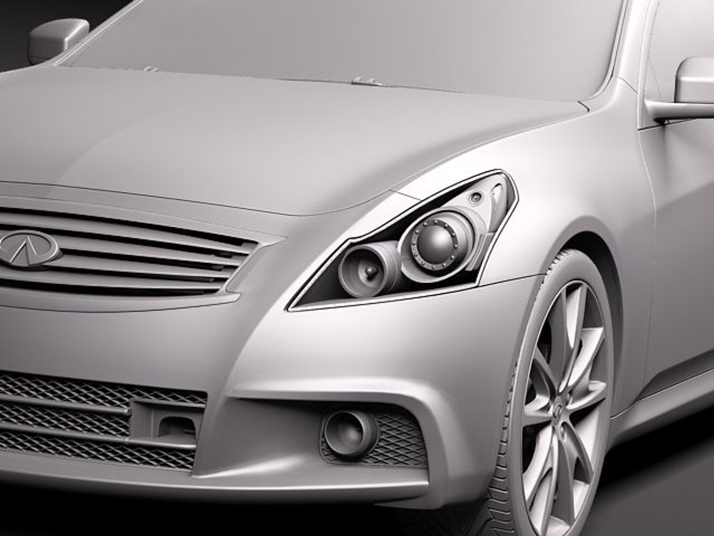 3d infiniti 2010 2012 g37 model