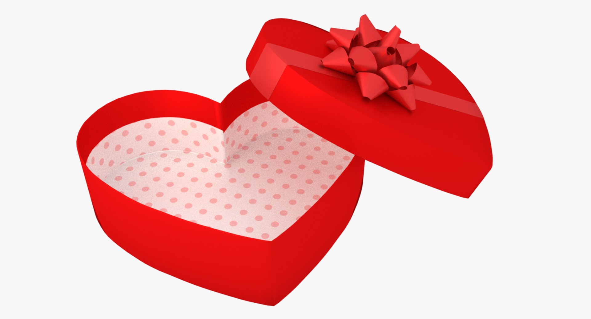 3D Model Gift Box Heart - TurboSquid 1236254