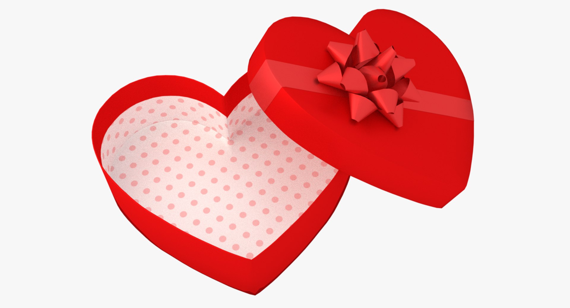 3D Model Gift Box Heart - TurboSquid 1236254