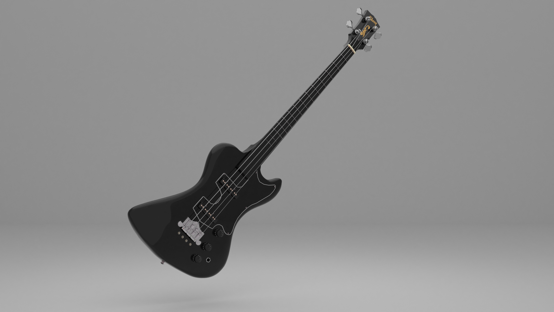 3D Gibson Artist SG Bass - TurboSquid 2178235