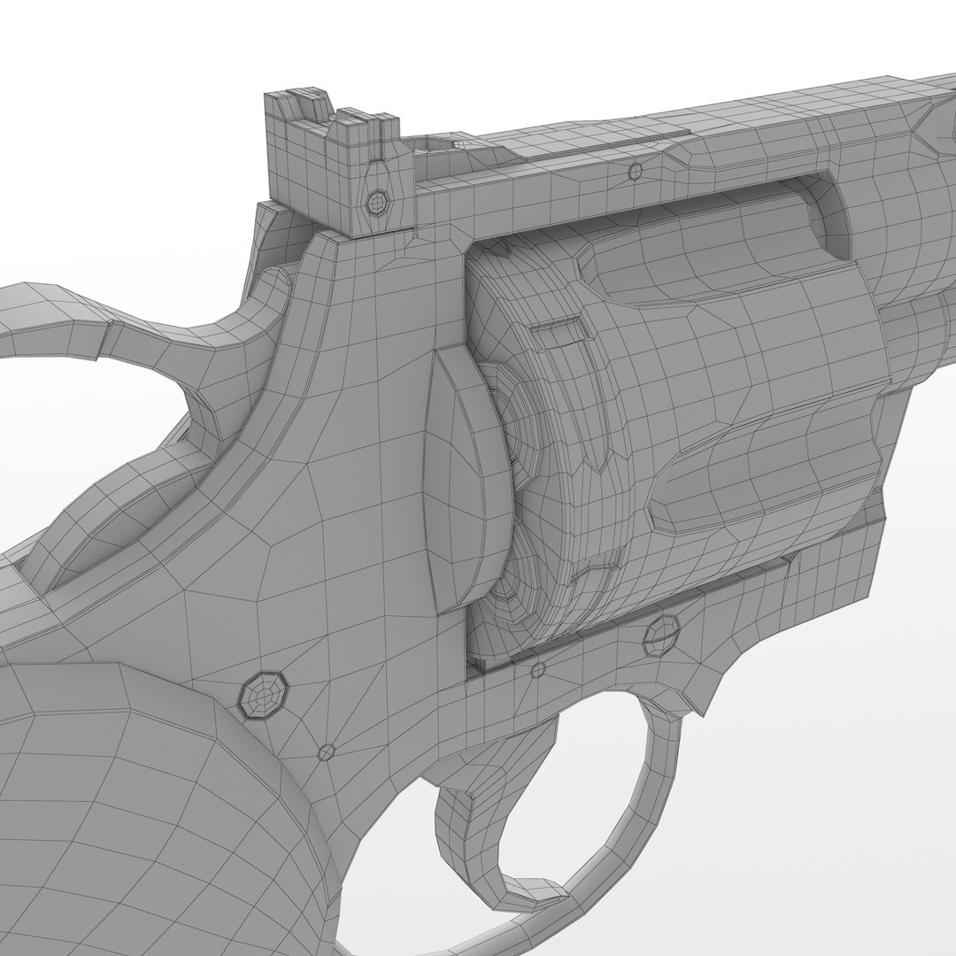 3D Model Revolver Colt - TurboSquid 1300066