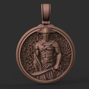 pendant warrior Spartan
