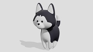 Cute husky dog
