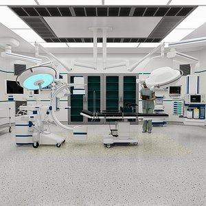 Operating Room -Hospital Surgical Interior