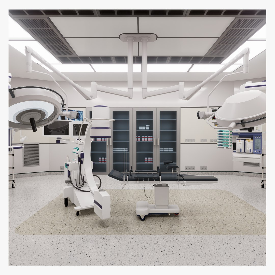 3D Hospital Interior - Operating Room model https://p.turbosquid.com/ts-thumb/y7/At4uCe/qi/scene1.1/png/1756211541/1920x1080/fit_q87/ce535dcddf9eb912ac2a697d813dcc8727b46a87/scene1.1.jpg