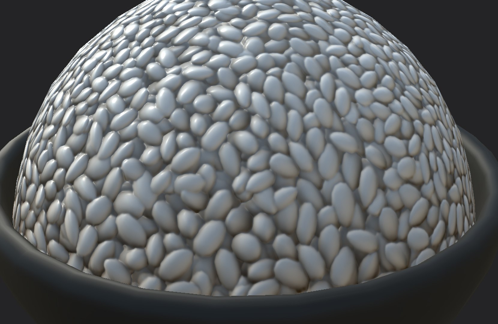 3D rice cartoon - TurboSquid 1407874