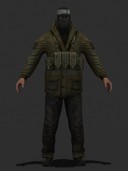 3d military human