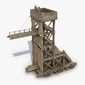 Siege Tower 2 3D Model 3D model