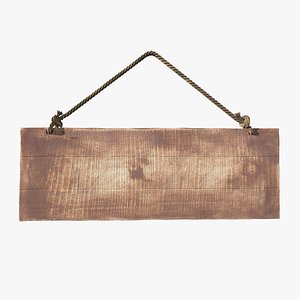 3d sign wooden board