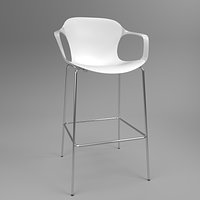 Fritzhansen Nap KS69 bar stool white