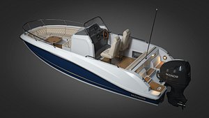 Boat 01 3D Model for Games and Cinematics