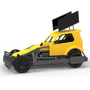 3D New Zealand Superstock car Version 5 Scale 1 to 25
