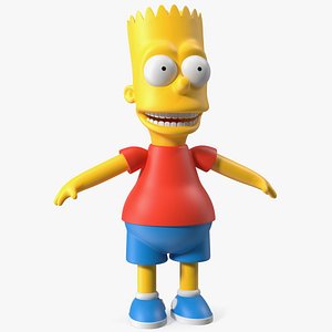 Bart Simpson Character Rigged