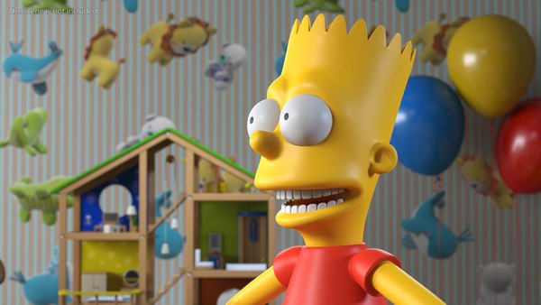 3D Bart Simpson Character Rigged model - TurboSquid 1958187