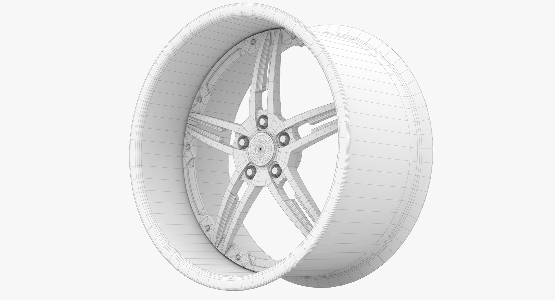 luxury rims vossen forged 3d max