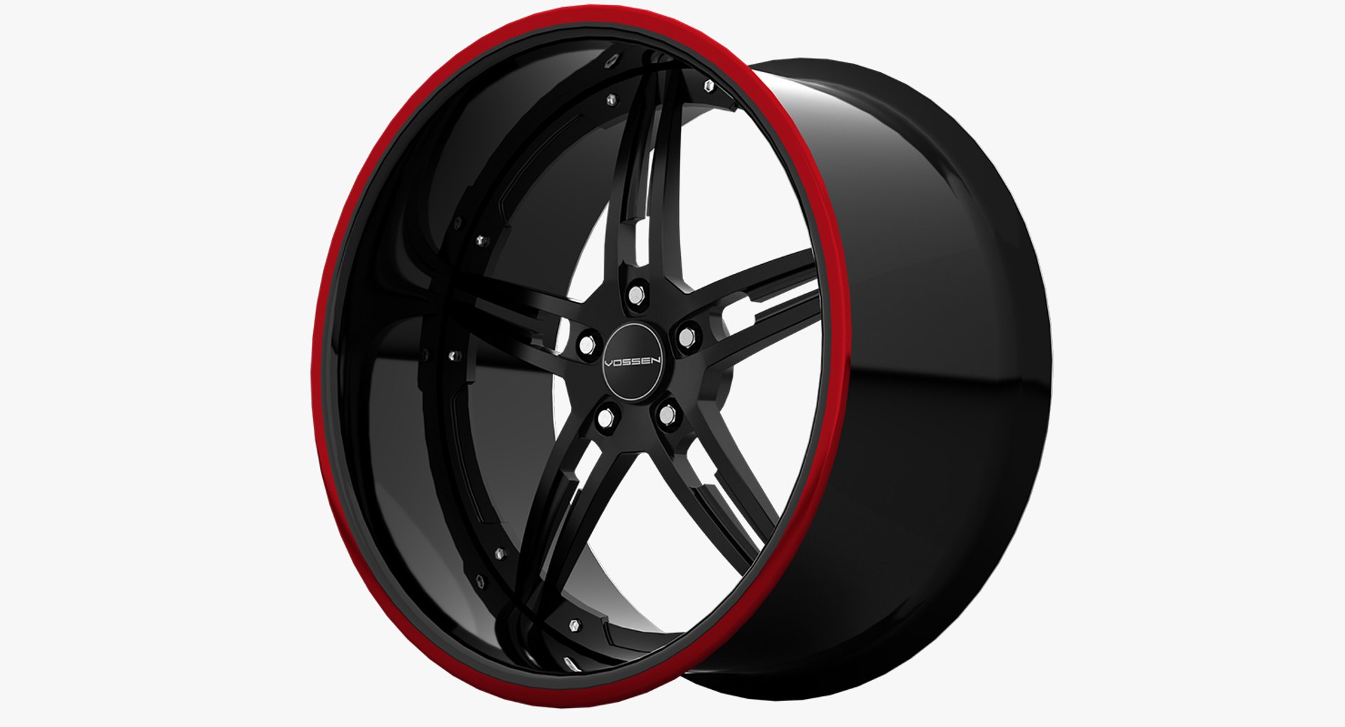 luxury rims vossen forged 3d max