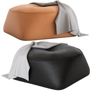 3D Globewest Natadora Arbor Ottoman model