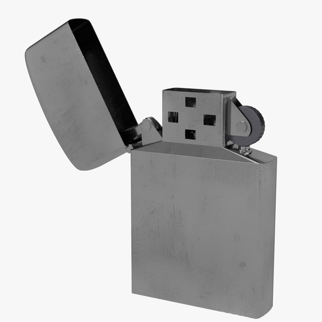 3d model disposable zippo lighters