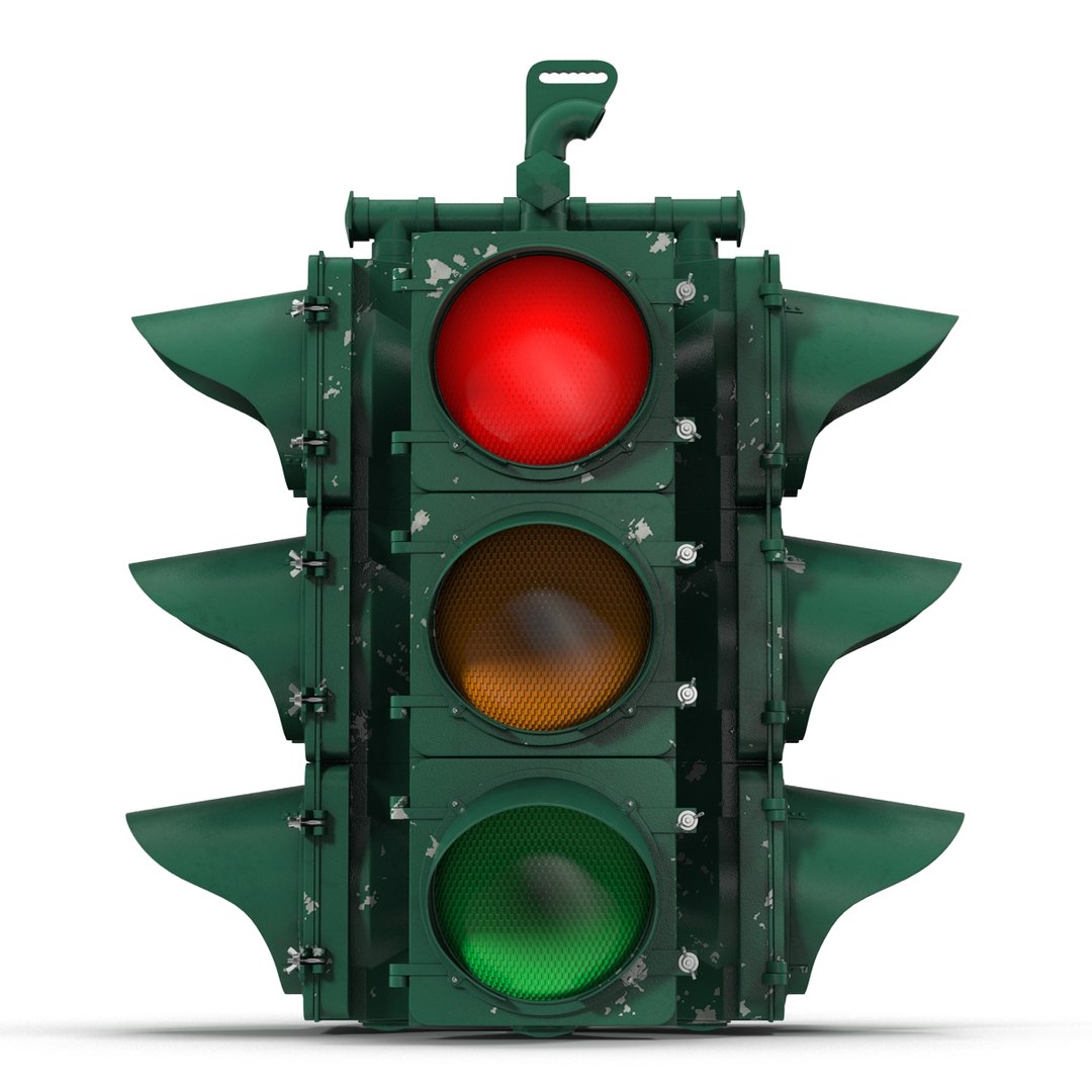 3d model stop light