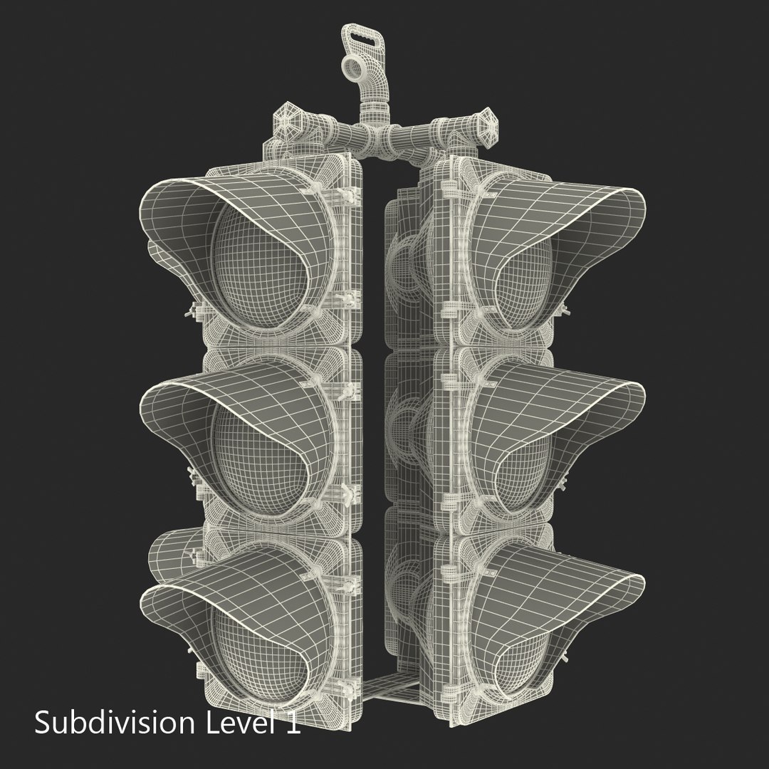 3d model stop light