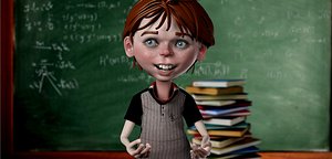 x boy cartoon