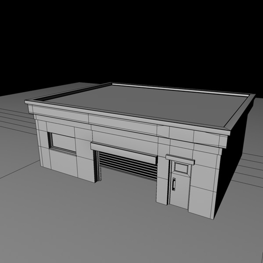 garage 3d model