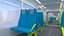 Schwebebahnstation mit Zug 2023 II