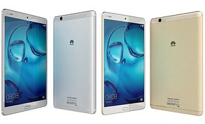 huawei mediapad m3 gold silver 3ds