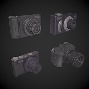 Digital Camera Set 3D model