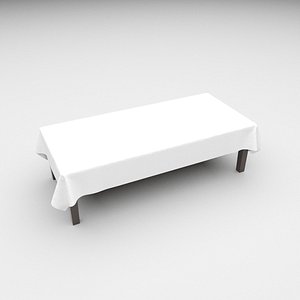 Table with Cloth 107cm x 244cm