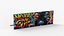 Cartellone pubblicitario in legno Graffiti v7
